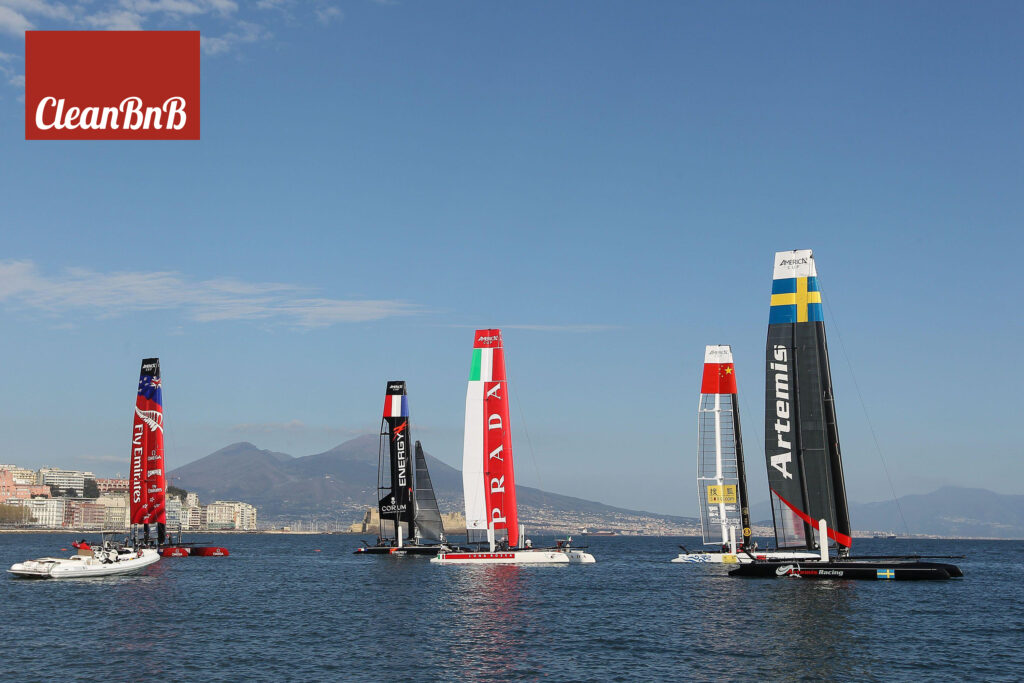 I team in regata nel Golfo di Napoli